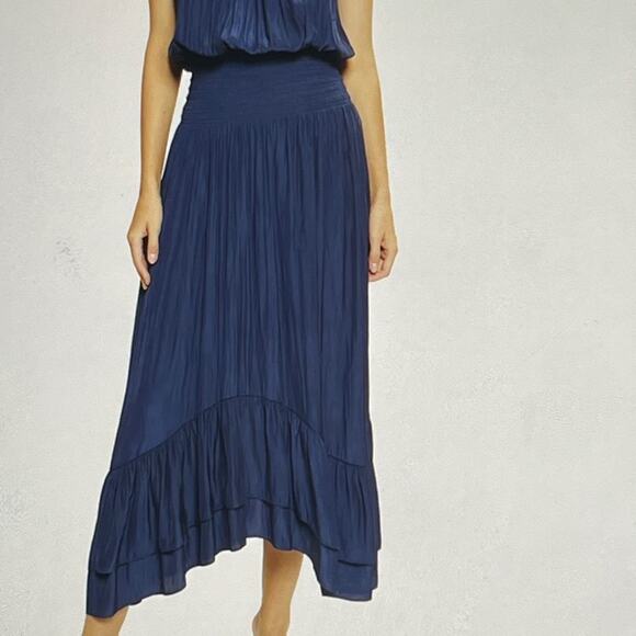 NWT Ramy Brook “Bianca” Midi Halter Dress MSRP $495 - Picture 5 of 7